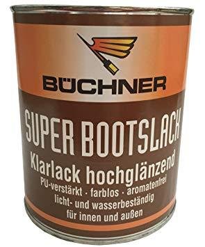 Büchner Super Bootslack, farblos, hochglänzend, PU-verstärkt, 0,250 l