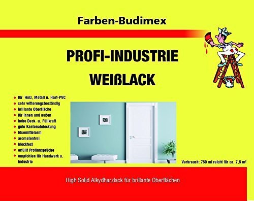 Farben-Budimex Profi-Industrie Weißlack