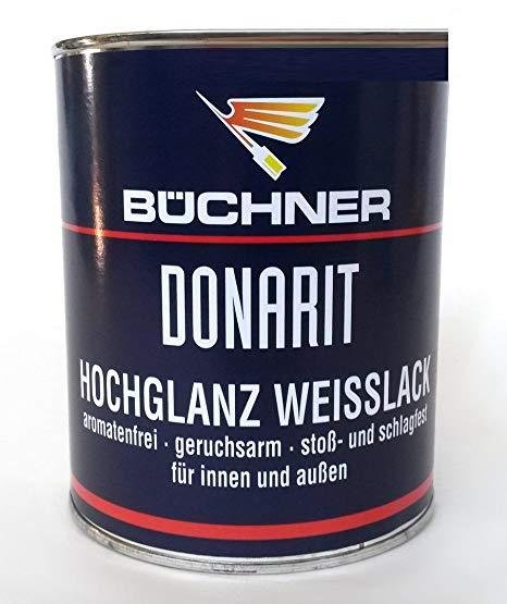 Büchner DONARIT hochglanz Weiss / RAL 9010, 0,75L - hochglänzend