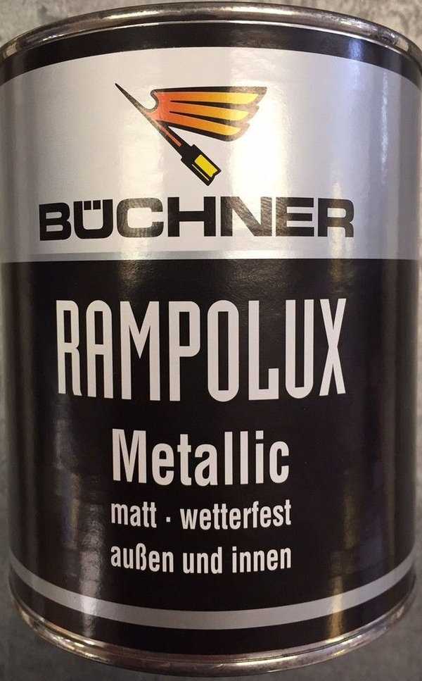 Büchner Rampolux Metallic / Farbton graualuminium RAL 9007, 2,5 l