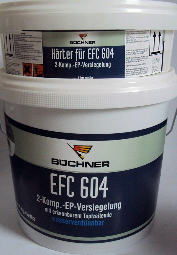 Büchner EFC 604 2K-EP-Versiegelung mit Härter, Basaltgrau RAL 7012
