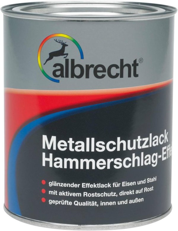 Albrecht Metallschutzlack Hammerschlag-Effekt ,375ml, Dunkelblau